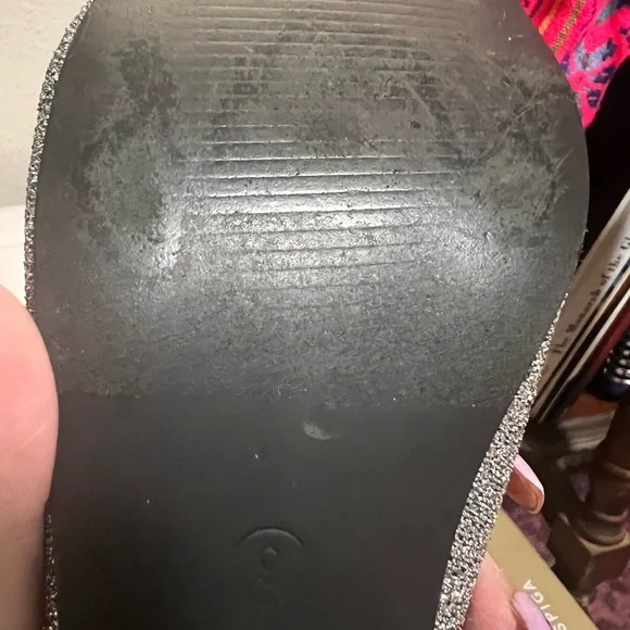 JustFab Sparkling Silver Ankle Booties - Picture 5 of 5